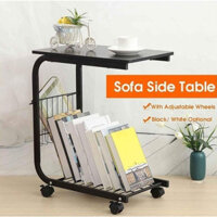 Bàn kê cạnh giường, bàn góc có bánh xe Side Table Smart Mobile 🎉Best Seller Tony🎉