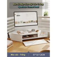Bàn Kê Màn Hình Đặt Góc Tường Spacious Conner Desk Giúp Ngồi Đúng Tư Thế - Home and Garden