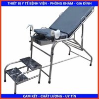 Bàn khám phụ khoa inox, bàn khám sản, bàn thẩm mỹ cô bé, có ship các tỉnh.