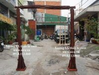 Bán khung sườn cổng hoa bằng gổ - Mã: KCH-033