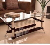 Bàn Kiếng B5 Chân Inox (2022)