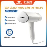 Bàn là, bàn ủi hơi nước cầm tay du lịch Philips STH3020, công suất 1000W, bảo hành 2 năm | Hàng chính hãng