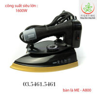 bàn là , bàn ủi hơi nước công nghiệp dùng củ bơm MN777 , MN787 công suất 1350W ( tặng tất là CHỐNG BÓNG VẢI )