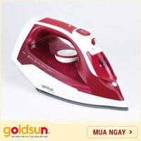 Bàn là, bàn ủi hơi nước không dây GOLDSUN GPS-73S-Thiết Kế Hiện Đại- Đế Phủ Gốm Ceramic Chống DÍnh Cao Cấp