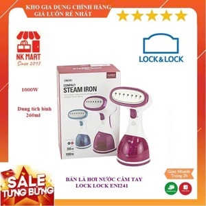Bàn là hơi nước cầm tay Lock&Lock ENI241 - Màu PIK/BLU