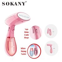 Bàn là hơi nước cầm tay SOKANY SK3060, bàn ủi gấp gọn tiện dụng 1500W, bảo hành 6 tháng