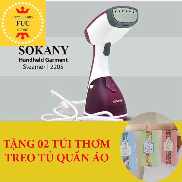 Bàn Là Hơi Nước Cầm Tay Sokany AJ-2205