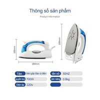 Bàn Là Hơi Nước Cầm Tay Travel Iron Ht258b Mini Cầm Tay Du Lịch - Bàn Ủi Hơi Nước Cầm Tay Mini Travel Iron Ht258b