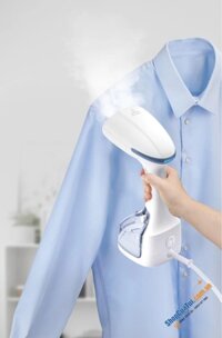 BÀN LÀ HƠI NƯỚC CẦM TAY SILVERCREST SDMF 1300B1 màu trắng xanh.