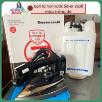 Bàn là hơi nước công nghiệp bình nước treo  màu trắng Đỏ Silver Star ES-94A  - Bàn ủi hơi nước