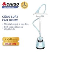 Bàn là hơi nước đứng CHIGO GT JH002 1800W, bàn ủi hơi nước đa năng 3 màu sắc phù hợp mọi loại vải