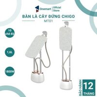 Bàn là hơi nước đứng mới 2024, Bàn ủi cây hơi nước Chigo MT01 phù hợp mọi loại vải công suất 1800W BH 12 tháng