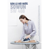 Bàn là hơi nước Sowun SW 408 - Bảo hành chính hãng 12 tháng