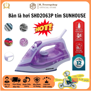 Bàn là hơi nước Sunhouse SHD2063P