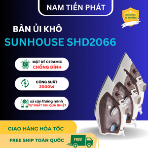 Bàn là hơi nước Sunhouse SHD2066 2000W