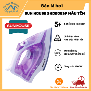Bàn là hơi nước Sunhouse SHD2063P