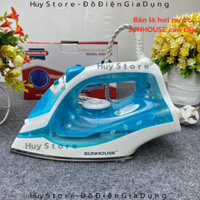 Bàn là hơi nước SUNHOUSE SHD2065 chuẩn cao cấp , Bàn ủi hơi nước và bàn ủi khô cầm tay cao cấp đế lỗ phun mạnh Huy Store