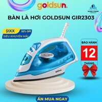 Bàn là hơi nước và bàn là khô Goldsun GIR2303 hàng chính hãng bảo hành 12 thángCao cấp