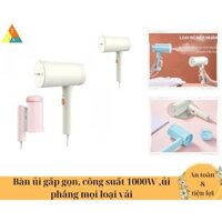 Bàn là hơi nước Xia0mi zanjia GT 313 gấp gọn, bàn ủi hơi nước cầm tay công suất 1000W