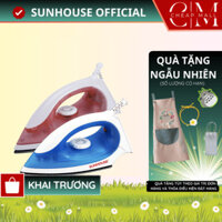 Bàn là khô Sunhouse SHD1072 Chính hãng, Bàn ủi trượt êm trên mọi chất liệu cám biến nhiệt an toàn - CHEAPMALL SUNHOUSE