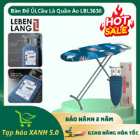 Bàn là ủi , Cầu là ủi quần áo Lebenlang LBB363, GIAO HỎA TỐC Dáng đứng khung bằng thép không gỉ, tặng 1 vỏ bọc thay thế