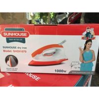 Bàn là ủi khô Sunhouse SHDI1070 (Cam)