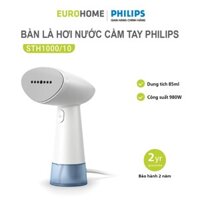 Bàn là/bàn ủi hơi nước cầm tay Philips STH1000 - 980W, tiện dụng khi du lịch, bảo hành 2 năm | Hàng chính hãng