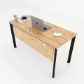 Bàn làm việc 140x60cm hệ Oval Concept lắp ráp HBOV003