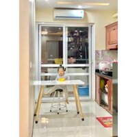 Bàn làm việc bàn ăn chân gỗ tần bì 50*120cm