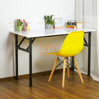 Bàn làm việc, bàn gấp gọn (Đã lắp sẵn) xếp gọn tiện lợi dùng học tập, làm việc, bàn ăn, đa năng.