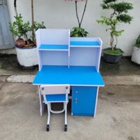 Bàn Làm Việc, Bàn Học Cho Bé Kèm Ghế Và Hình Dán Sticker Siêu Ngộ Nghĩnh