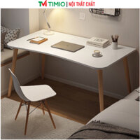 Bàn làm việc bàn học chống gù chân gỗ sồi tự nhiên thương hiệu TIMIO - TP86