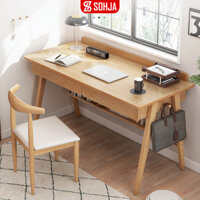 Bàn làm việc, bàn học đa năng có ngăn kéo sắp xếp gọn gàng decor góc học tập thương hiệu SOHJA - GP376