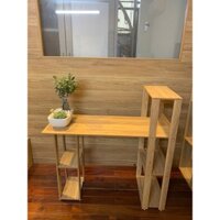 Bàn làm việc , bàn học dáng chữ L, Bàn học tập kèm giá để sách tiện lợi. Kích thước: 100 x 40 x 100