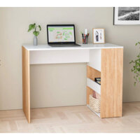 Bàn làm việc bàn học sinh bàn gỗ chất liệu MDF kết hợp kệ sách tiện dụng - BÀN 04