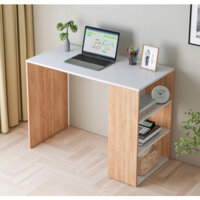 Bàn làm việc bàn học sinh gỗ MDF kết hợp kệ sách tiện dụng decor nhà cửa