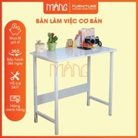 Bàn làm việc, Bàn học sinh, Bàn văn phòng chân sắt U1, BLV01 KT: 80 X 40/45 X 75CM, Đầy đủ linh kiện ốc vít lắp ráp.