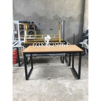 Bàn làm việc bàn văn phòng chân sắt lớn d1m2