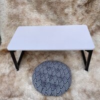Bàn làm việc bệt gấp gọn, chân sắt sơn tĩnh điện chống gỉ và xước có thể làm bàn ăn gấp gọn