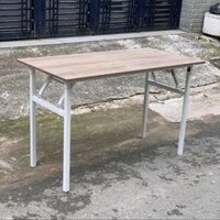 Bàn làm việc chân gấp - Khung Trắng