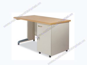 Bàn làm việc chân sắt BS12H1-LV