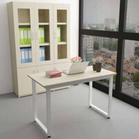 Bàn làm việc chân sắt chữ U, bàn chân sắt