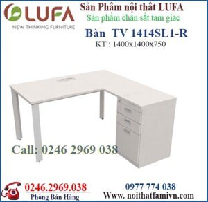 Bàn làm việc chân sắt TV1414SL1-R