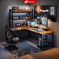 Bàn làm việc chữ L khung thép sơn tĩnh điện hiện đại  - UM126/126