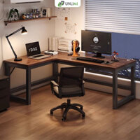 Bàn làm việc chữ L khung thép sơn tĩnh điện hiện đại thương hiệu UNLIMI - GM126