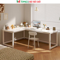 Bàn làm việc chữ L khung thép sơn tĩnh điện hiện đại thương hiệu TIMIO - TM126