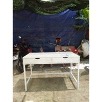 Bàn làm việc có ngăn kéo, bàn vi tính chân sắt