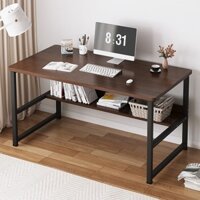 Bàn làm việc đa năng, bàn học kèm kệ sách chữ T 1m2 chất liệu gỗ MDF phủ Melamine cao cấp TAGO ND80