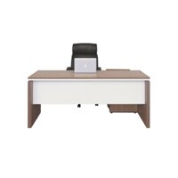 Bàn làm việc giám đốc gỗ công nghiệp Tundo NT 190 BLD02 180 x 90 x 75 cm