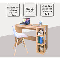 Bàn Làm Việc Gỗ MDF 3 Ngăn ✨MIỄN SHIP✨ Để Đồ Gọn Gàng Tiện Lợi